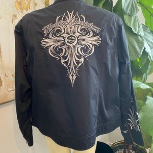 Harley Davidson Black Nylon Jacket